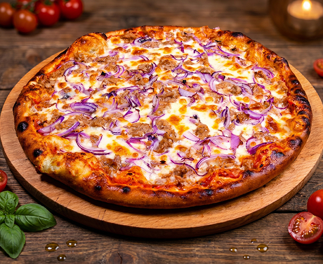 PIZZA TONO E CIPOLLA MEDIE