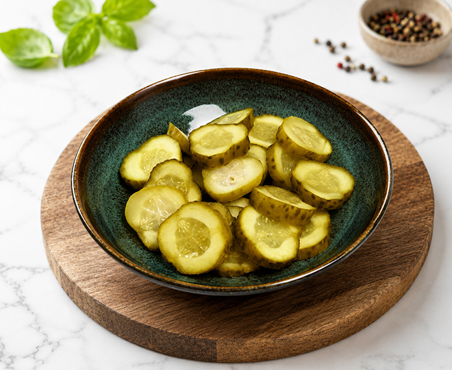 SALATĂ DE CASTRAVEȚI LA OȚET