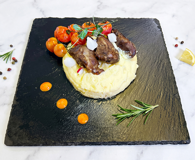 OBRAJORI DE PORC CONFIT