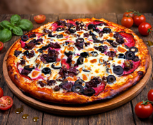 PIZZA CON VITELO MEDIE