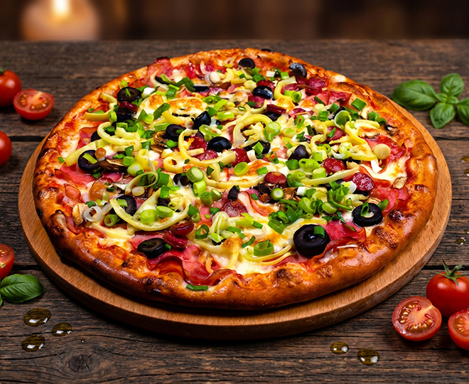 PIZZA ȚĂRĂNEASCĂ MEDIE