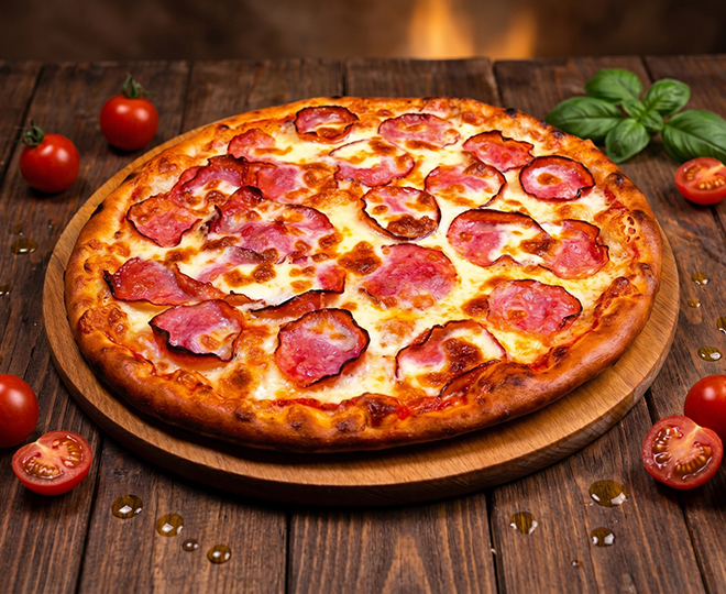 PIZZA SALAMI MEDIE