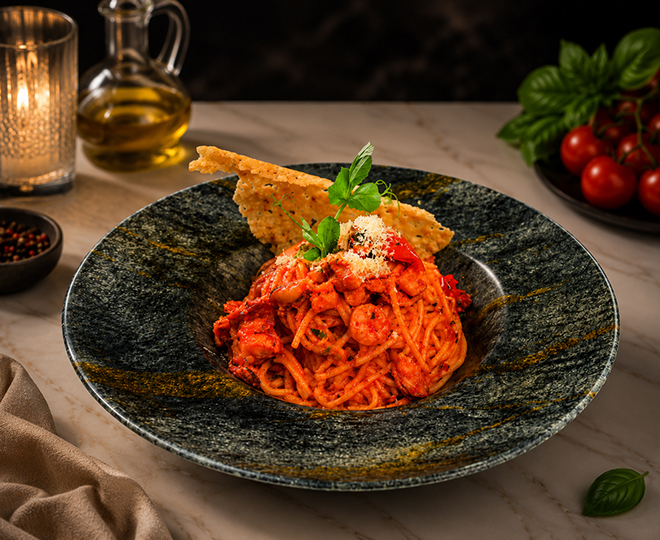 SPAGHETTI CON FRUTTI DI MARE