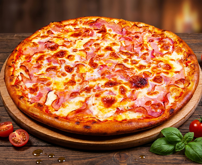 PIZZA PROSCIUTTO E FUNGHI MARE